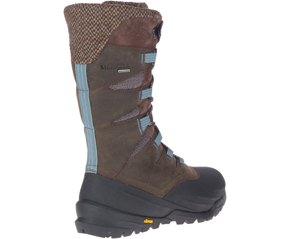 Merrell Støvler Dame - Thermo Aurora 2 Tall Shell Waterproof - Brune - HJB261750